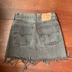 Vintage Orange Tab Levi's Denim Skirt